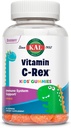 KAL Vitamina C-Rex Copiii: Gume, Vitamina C Gumies pentru copii, Imun, Os sănătos, Muscle & Skin Support Vitamina C Gummy, Vegan, Gluten gratuit, 60 zile bani înapoi garanție, 30 serviri, 60 gume