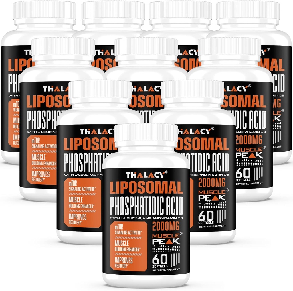2000mg Liposomal Acid fosforidic Constructor muscular (PA), suplimente musculare de înaltă absorbţie pentru bărbaţi şi femei 