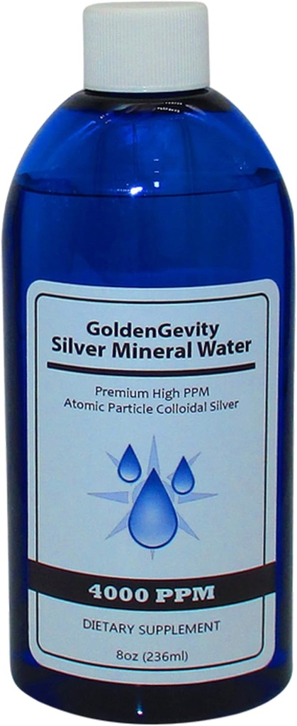 4000 PPM Bioactive Atomic Crusty Silver, 8 oz 