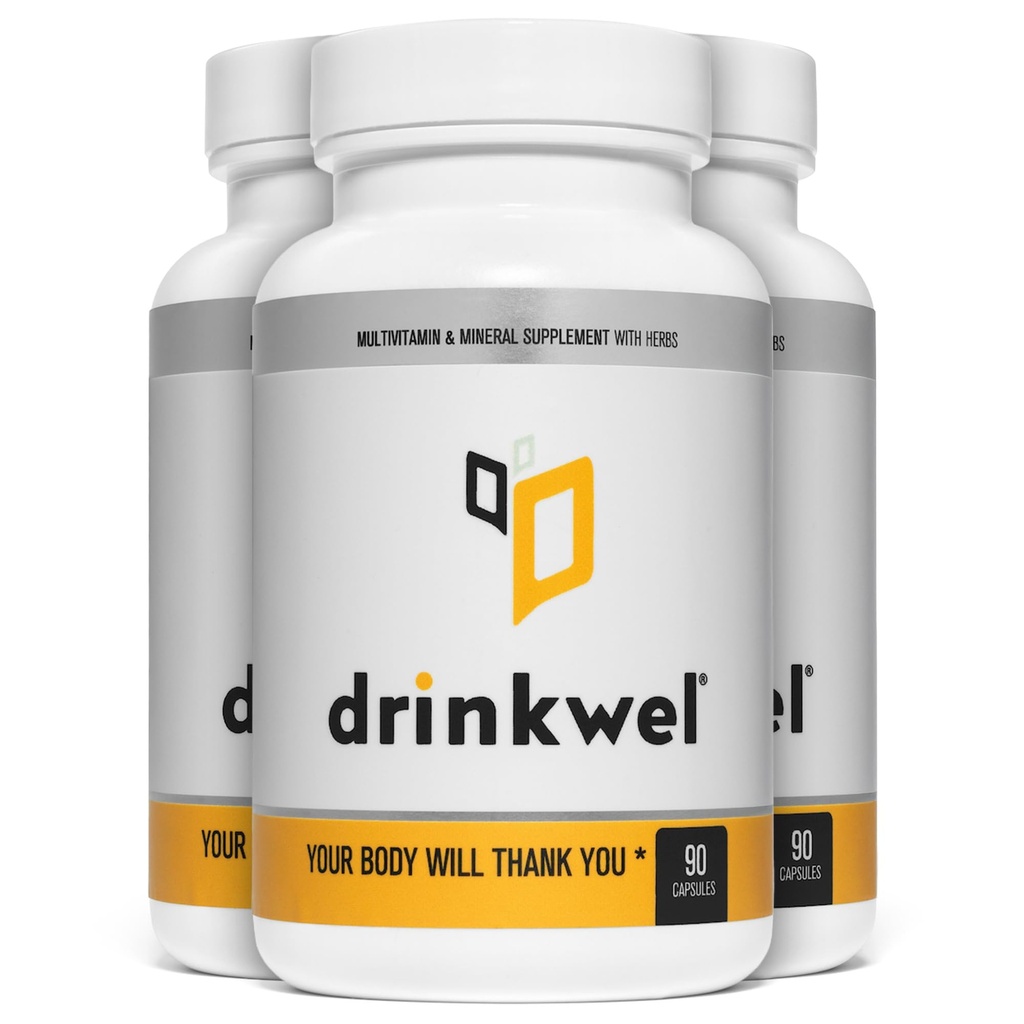 bakewel Premium Multivitamine Supliment - Cutie cu 3 x 90 capsule - Recuperare dimineata, Suport hepatic si suport imunitar - Mulgeata de lapte, vitamina C, zinc, magneziu