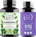Happy sănătos Hippie Du-te cu fluxul Menopause suport & organic Ashwagandha
