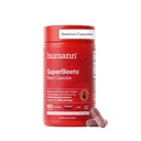 HumanN SuperBeets capsule rădăcină de sfeclă eliberare rapidă 1000mg, ajută la susținerea producției de oxid de azot, tensiunea arterială, sănătatea inimii, conține non-GMO praf de sfeclă, Studied Antioxidanți 180 Conte