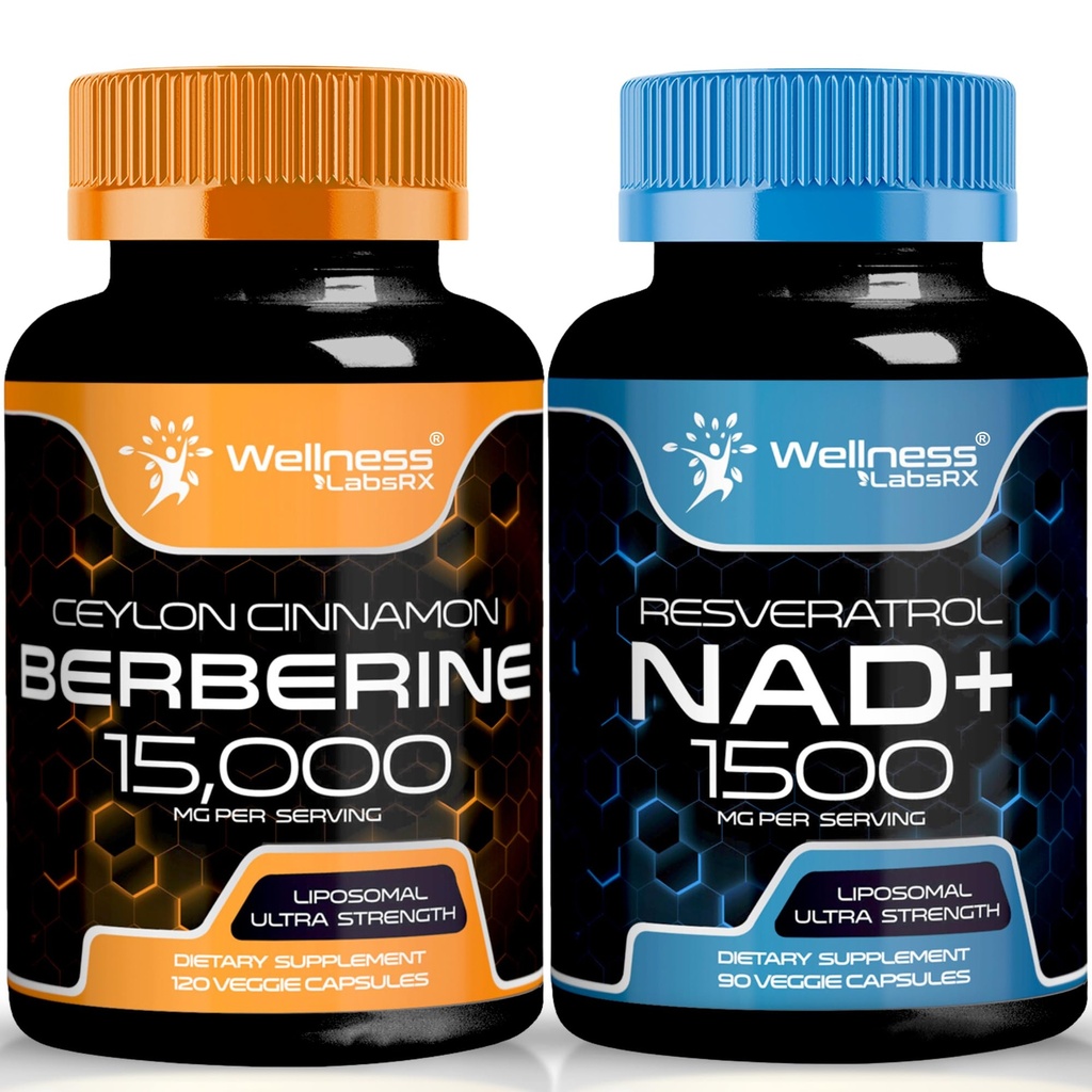 wellness LABSRX NAD Supliment, 1500mg - NAD+ cu Resveratrol