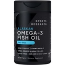 Sport de cercetare ulei de pește Mini-Softgels - Ușor de a înghiți Omega-3 acidi grasi din Alaska sălbatic prins Pollock - 625mg, 120 Softgels