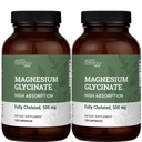 Earth Harmony Glicinat de magneziu Chelated 500mg - 120 capsule (2-Pack, 1000mg Total)