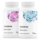 THORNE - ResveraCel (60 capsule) & Memoractiv (60 capsule) Bundle - Sprijină sănătatea și îmbătrânirea sănătoasă a creierului - Gluten, lactate și soia