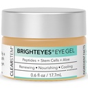 CLEARSTEM - BRIGHTEYES - Gel ocular - Crema de ochi de nutriție - Reînnoirea buzelor - Gel de răcire - Celule stem Blend - Peptides, Colagen, Aloe Vera - Gluten Free - Beauty, Self Care, Skin Care - 0.6 fl oz
