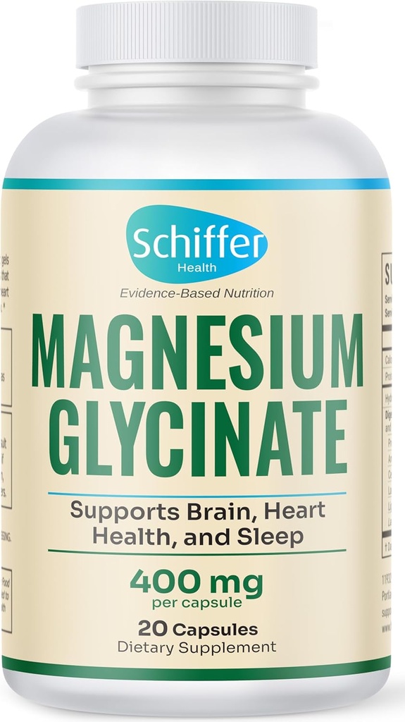 Glicinat de magneziu 400mg, 20 capsule
