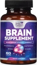 Suplimente pentru creier de memorie şi focalizare - capsule cu concentraţie suplimentară Nootropice pentru concentrare, alertă, suport cognitiv - Fosfatidilserină, DMAE, Vitamine pentru sănătate cerebrală B6 C Zinc - 60 capsule