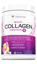 Multi Colagen Peptides pulbere pentru femei - Aromă hidrolizată Colagen pulbere pentru femei cu tipuri I II III V & X Vitamina C & Acid hialuronic pentru piele de păr și unghii (Pink Lemonade) - 30 Serviri