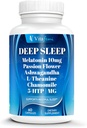 18-in-1 Melatonin10 mg , Natural Deep Sleep Supplement for Adulți, Non-Habit Forming, Ashwagandha, L-Theanină, Magneziu, Mușețel, 5-HTP, Non-GMO