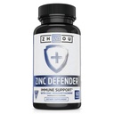 Zhou Zinc Apărător - Suplimente de zinc pentru bărbaţi şi femei, 30 mg Per Servire pentru Immune Health and Mineral Support, Pure Vegan Formula - 60 Capsule