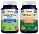 aSquared Nutrition Bundle pentru Querbetin 500mg & Vitamina C Complex lipozomal 1500mg - Suport imun