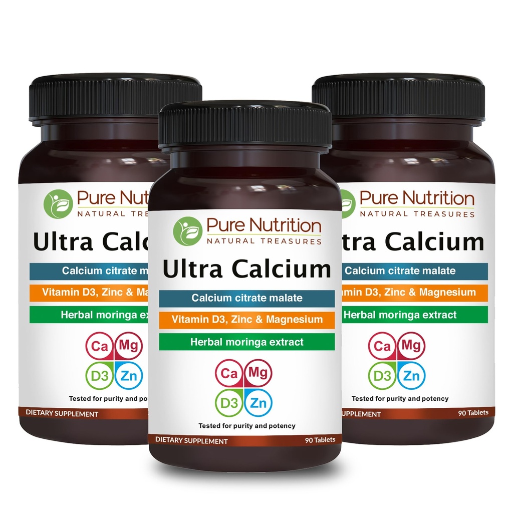 Nutriţie pură Ultra Calciu 1000 mg cu VIT D3 + K2 