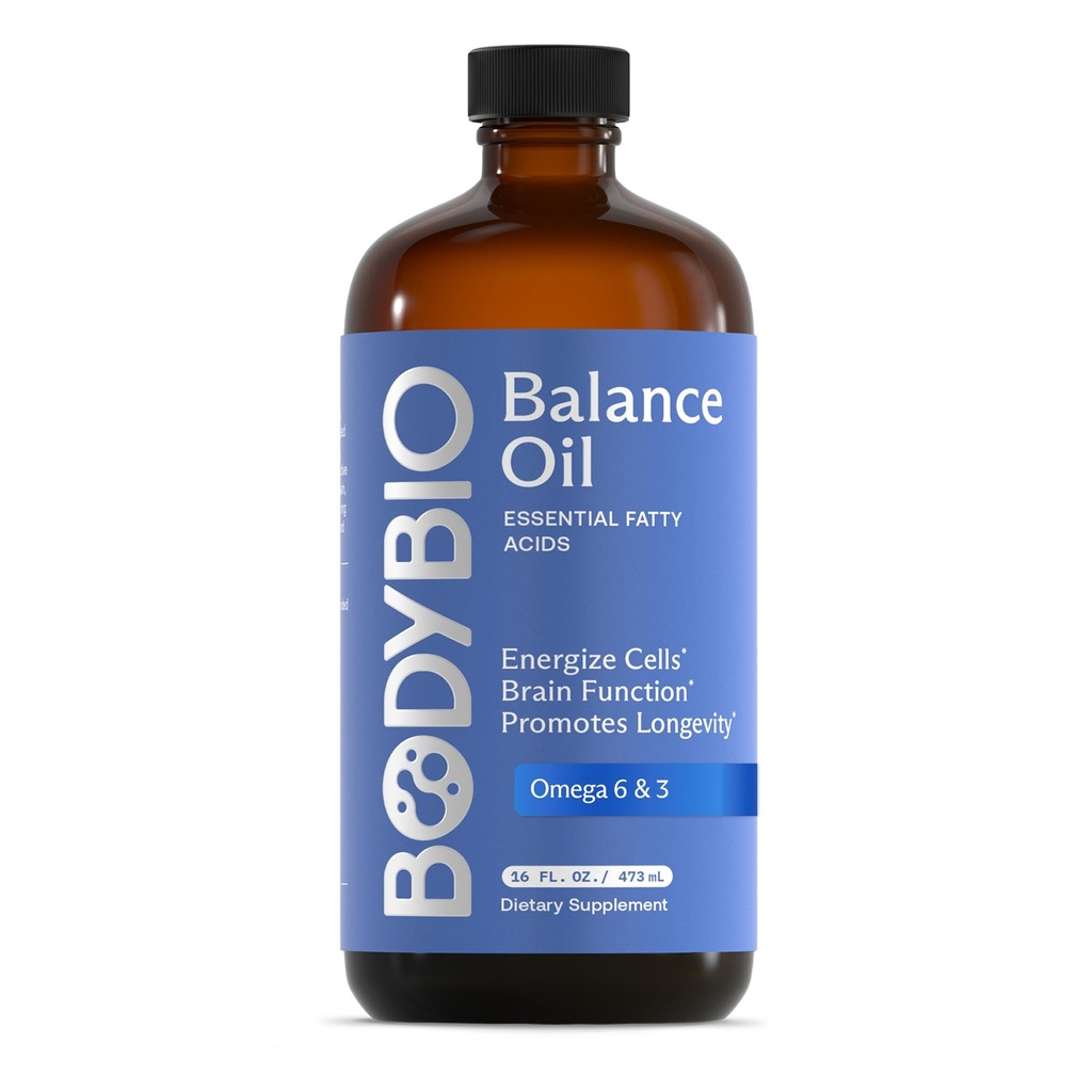 BodyBio Echilibru ulei - Vegan Omega 3 6 Supliment 