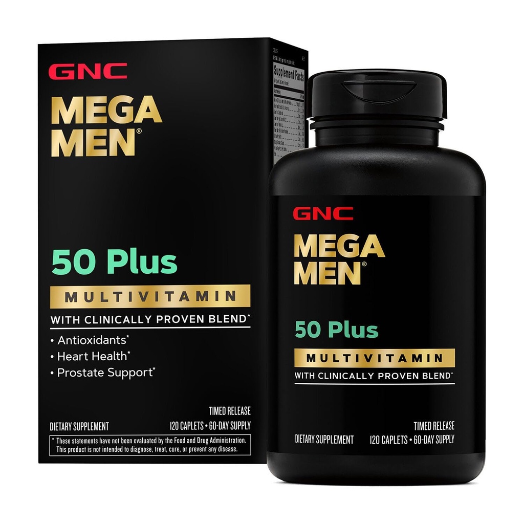 GNC Mega Men 50 Plus Multivita 