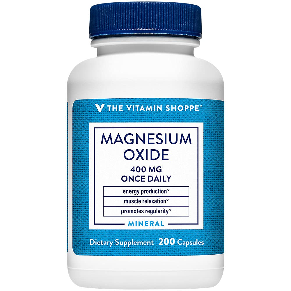 Vitamina Shoppe Oxid de magneziu 400mg 