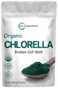 Micro Ingrediente Organic Chlorella Powder, 10 Ounce, Broken Cell Wall, Rich in Vegan Proteine & Vitamine, Raw, Bulk Premium Chlorella Supliment, Vegan prietenos, non-iradiație