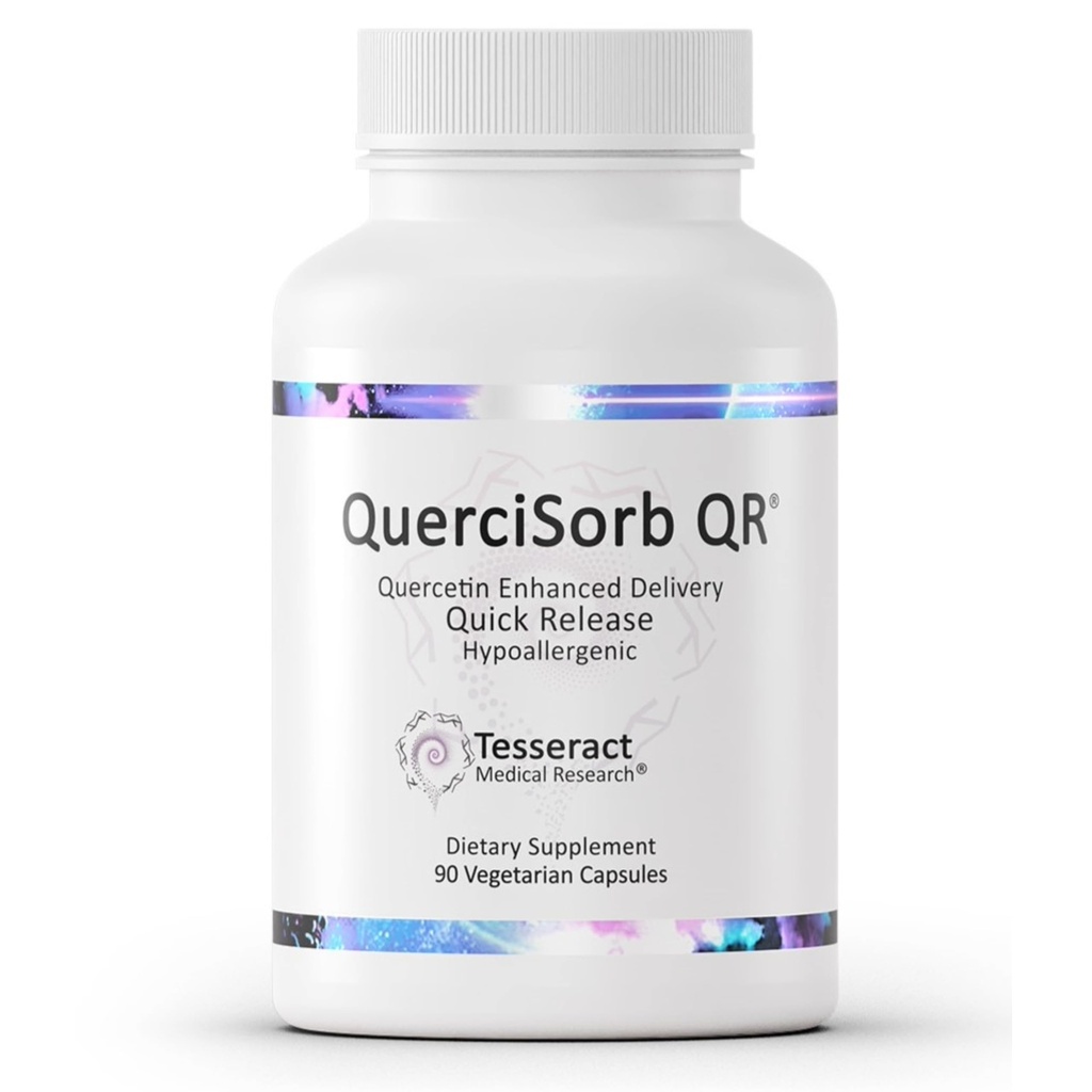 Tesseract Medical Research QuerciSorb QR Supplement Immune Supplement, Quick Release Querbetin, Supports Immune Function and Global Health* Hypoallergenic, 400 mg, 90 Capsule