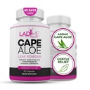 Cape Aloe Pure Laxativ Herbal pentru Relief Constipație - Mișcarea Bowel sănătos - Natural Colon Cleanse & Detox Supliment alimentar - Special conceput pentru femei de Ladyme - 90 capsule