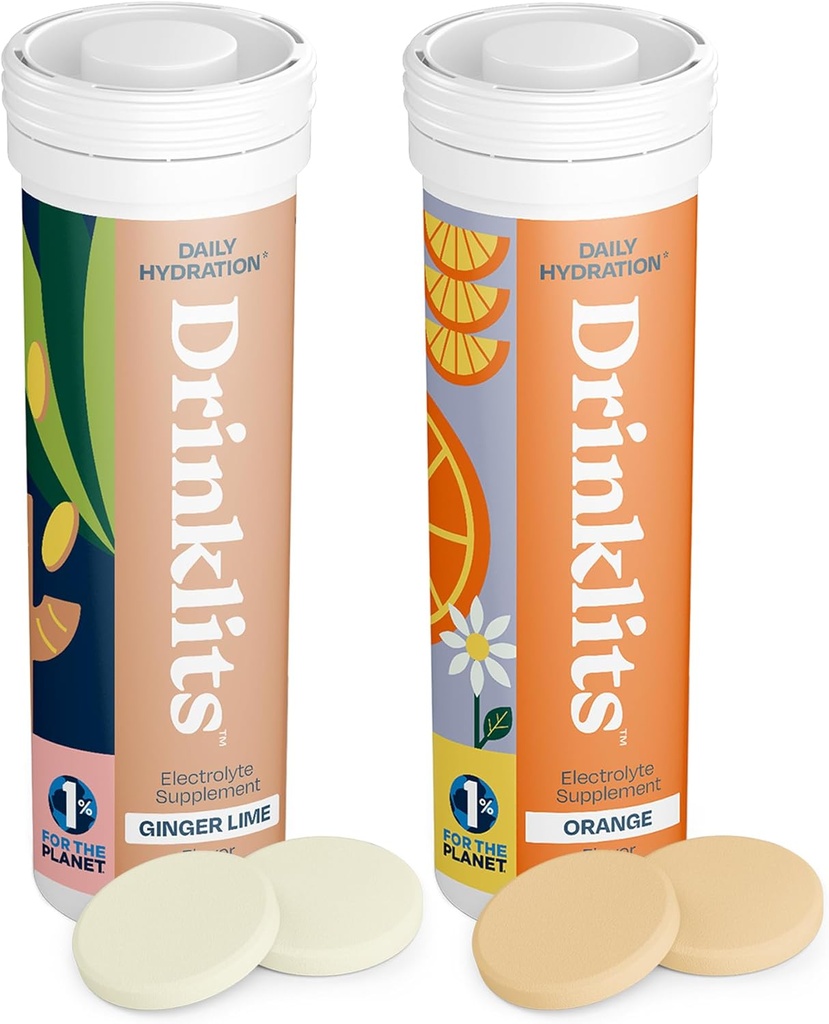 Drinklits comprimate de hidratare - Electroliti si vitamine 