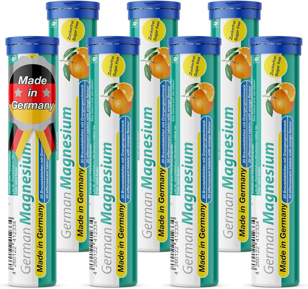 German Magneziu pana Suplimentul de tablete Effervelescent 