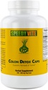 Colon Detoxifiere suportă eliminarea naturală a Toxinelor * Organic, Charcoal Psyllium Seed & Husk Seed Apple Fiber/Pectin Slippery Elm Fennel- Pulbere în 230 Veg Caps