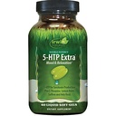 Irwin Naturals Dublu potenta 5-HTP Extra - 60 lichid Soft-Gels - pentru relaxare si productia de serotonina - 30 Serviri