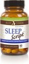 Suzy Cohen Script de somn cu Melatonina - Botanica de somn și relaxare Formula pentru adulți pentru Mood, Stres și somn, conține 5-HTP, L-theanină, flori de pasiune, Lemon Balm și GABA 60 capsule.