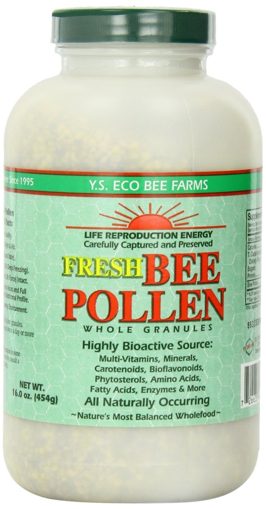Albină proaspătă Polen Granule întregi - 16 oz. - Granule
