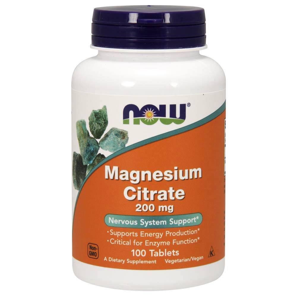 ACUM Alimente Citrate de magneziu 200 mg Tabs, 100 Count (Pachet de 1)