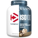Dymatize ISO100 Whey pulbere de proteine Izolat, cookie-uri & Cream, 25g de proteine, 5 lire, 5,5g BCAAs, mai puțin de 120 Cal., Gluten gratuit, 1g grăsime, 1g zahăr, 2g carbohidrat (74 Servings)