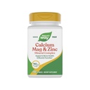 Natura's Way Calciu Magneziu & Zinc Mineral Complex, Sustine sanatatea osoasa si functia musculara*, Suport Immun*, 765 mg per 3-capsule servire, Gluten gratuit, 100 Capsule (Packing May Vary)