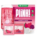 Plink! Fizzy Electrolyte Drink Tablets for Daily Hydration - 48ct Electrolyte Tablets + Sodiu, Potasiu, Magneziu, Low-Calorie, Low-Sugar Keto Electrolits Powder Hydration Packets Water Flavoring