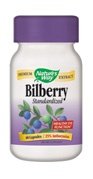 Natura's Way Bilberry Premium Extract, sprijină sănătatea ochilor*, Ochi de sănătate Supliment pentru adulți cu Black Elderberry*, Gluten Free, Vegan, 60 capsule (Packaging May Vary)