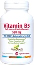 NOU ROOTS HERBAL Vitamina B5 (500 mg) cu supliment acid pantotenic de calciu vitamina B5 (100 capsule)