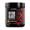 NutraBio Intra Blast Bcaa Pulbere Aminoacid Supliment, Electrolit & Hidratare Blend, Intra, Pre Antrenament & Recuperare musculară, 20g Eaa Amino Acids Pulbere, 5g Glutamina- fructe tropicale Punch, 30 Servire