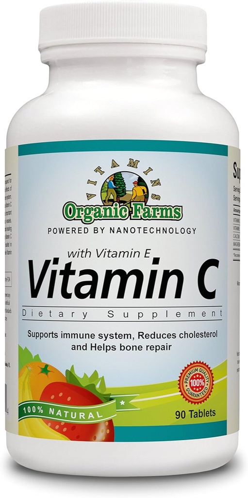 ORV 100% Vitamina naturala C cu vitamina E, Supliment alimentar esential 90 comprimate