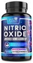 Oxid de azot Booster 2560 mg - Extra Putere L Arginina & Citrulină Supliment pentru bărbaţi şi femei - Premium musculare de susţinere Booster azotat - Natural Energy & Heart Health Support - 120 capsule