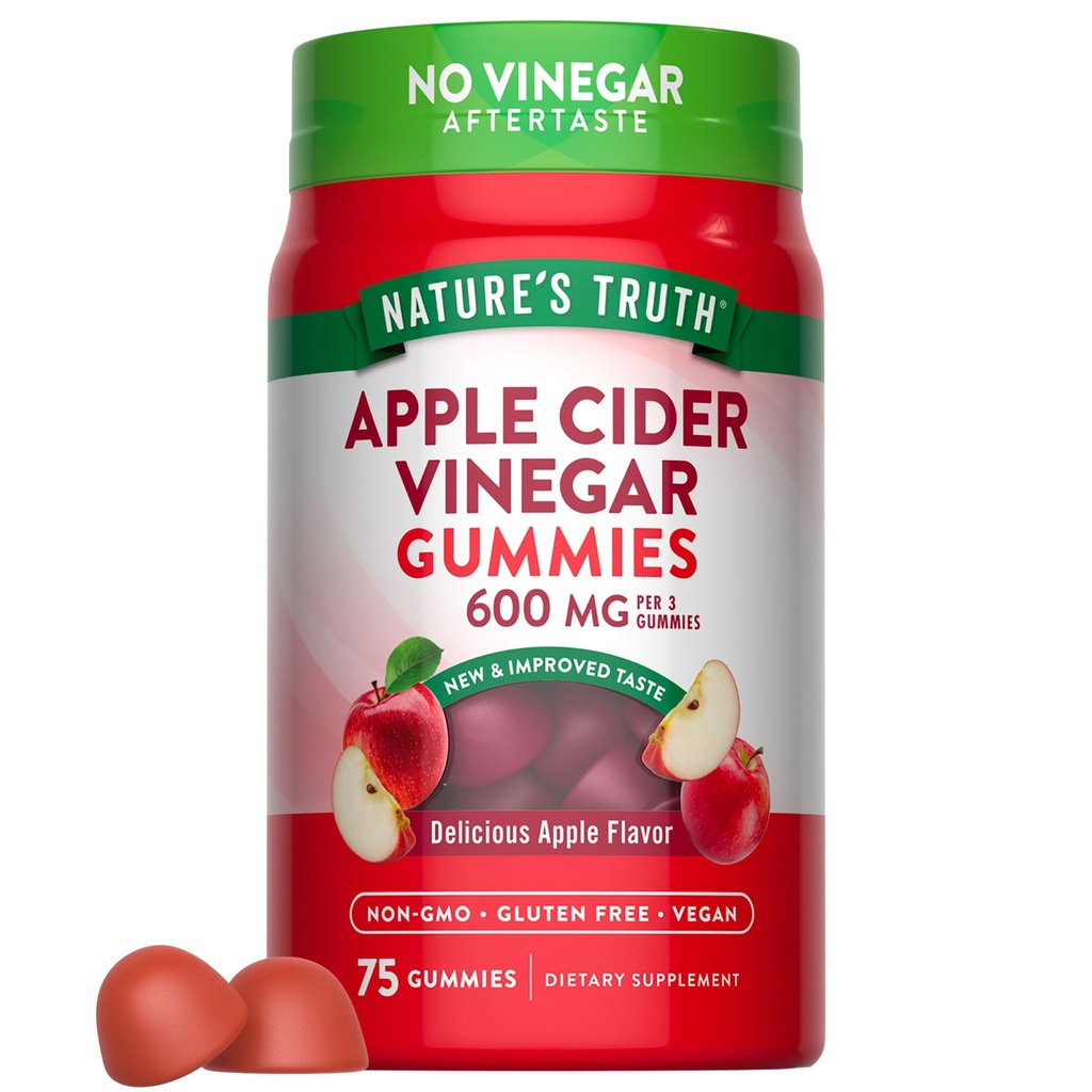 Natura's Truth Apple Cidru Oţet Gumies 