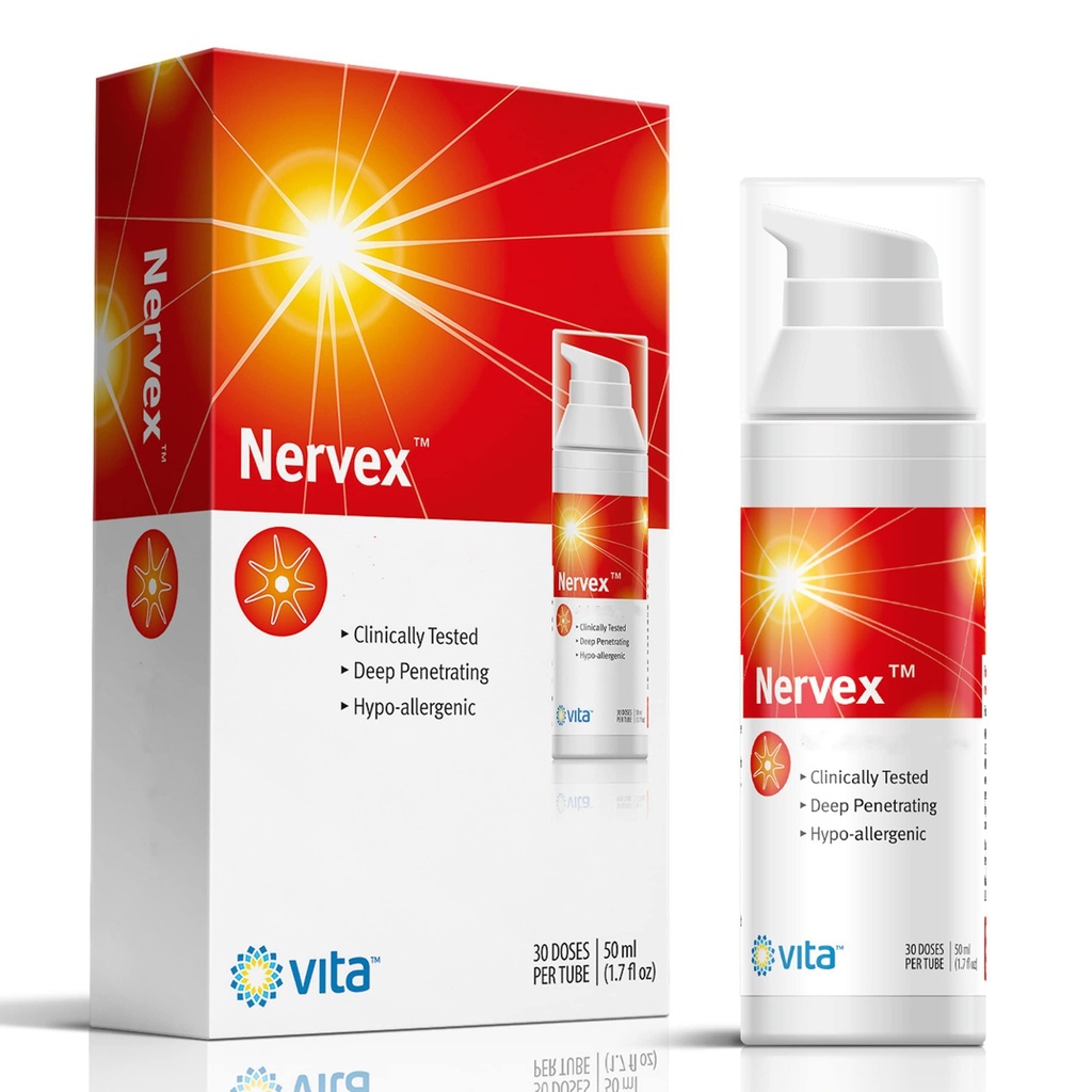 Vita Sciences Nervex Suport Neuropatie maxima, dezvoltat stiintific pentru eficienta crema naturala rapida pentru picioare, maini, picioare, degetele de la picioare