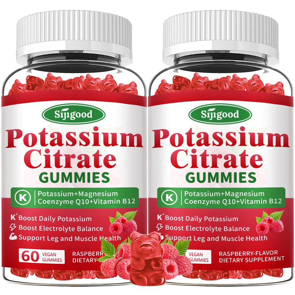 2 Pack Citrat de potasiu Gumies 