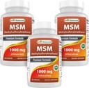 Cele mai bune Naturale MSM 1000 mg 180 capsule (180 număr de capsule)