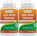 Cele mai bune Naturale Acid Uric Curăța vitaminele pentru bărbați și femei - 90 Capsule vegetale (90 Count (Pachet de 2))