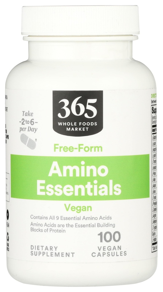 365 de Whole Foods Market, Amino Essentials, 100 Capsule
