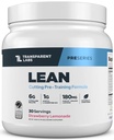 Labs Transparente Lean Pre-Workout - Body Recompozition Pre Workout pentru bărbați și femei cu Acetil L-Carnitina, Beta Alanine Powder, & PurCaf Cafeina organică pulbere - 30 Serviri, căpșuni Lemonade