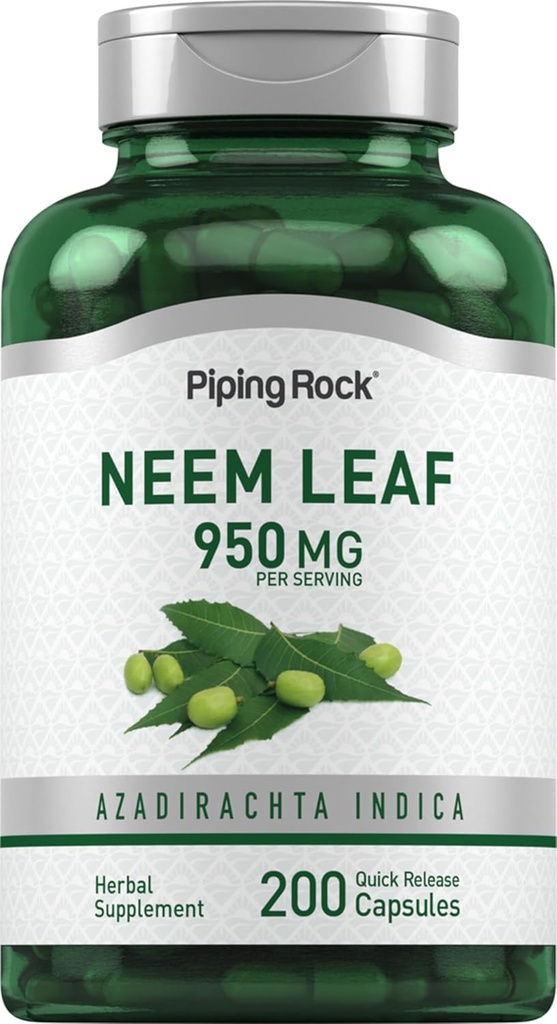 Piping Rock Neem Leaf Capsulele 
