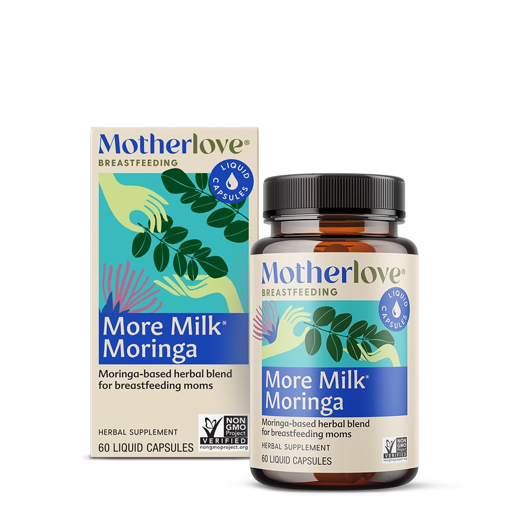 Motherlove Moringa lapte (60 capace lichide) Moringa-Based Suplimentul de alăptare pentru a sprijini alimentarea cu lapte de sân
