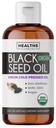 USDA Organic Black Seed Oil Liquid (16 fl oz) Premium Cold-Pressed Nigella Sativa Producing Pure Black Cumin Seed Oil - Antioxidant Supplement - Vegan, Gluten-Free, & Non-GMO (No Pills or Capsules)