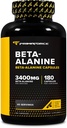 Capsulele beta Alanine Primaforce 3,400 mg, 180 capsule (45 Servings) - Supliment beta-alanină potent
